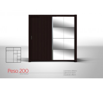 Peso - Szafa przesuwna 200 x 216 