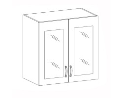 ROYAL – Kuchenna szafka wisząca 80 ze szkłem (G80S)