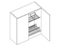 ROYAL – Kuchenna szafka wisząca 80 z ociekarką (G80C)