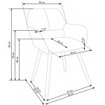 K283 - Krzesło beżowe