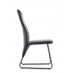 K300 - Krzesło czarno-popielate