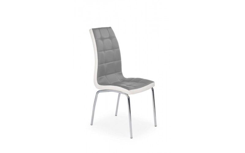 K186 - Krzesło popielato - białe