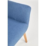 COTTO - fotel niebieski