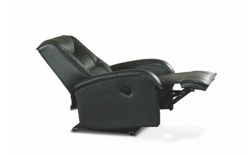 JEFF - fotel wypoczynkowy czarny  