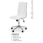 PORTO - fotel pracowniczy obrotowy biały