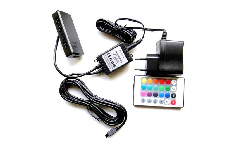 Kontroler oraz zasilacz do oświetlenia LED RGB