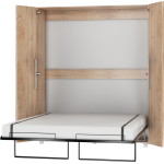 TADEK - łóżko 160 składane w szafie - 5 kolorów