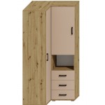 VICTORIA - Szafa narożna 2D3SZ 60-100 (104) - DUŻO kolorów, 5 szerokości, 6 głębokości