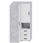 VICTORIA - Szafa narożna 2D3SZ 60-100 (104) - DUŻO kolorów, 5 szerokości, 6 głębokości