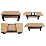 VICTORIA - Ława rozsuwana 75-135 cm (124) - DUŻO kolorów, 13 szerokości, 9 głębokości